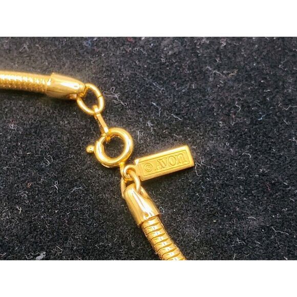 5/$25 Avon Geometric Pendant Necklace The Collection 1976 Gold & Silver Tone A7 - Picture 7 of 7